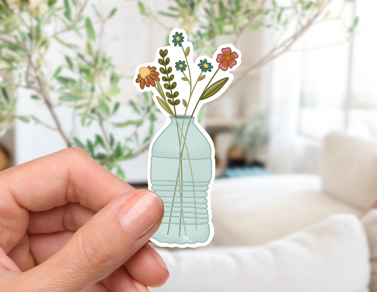 Caffeinated Blossoms Stickers