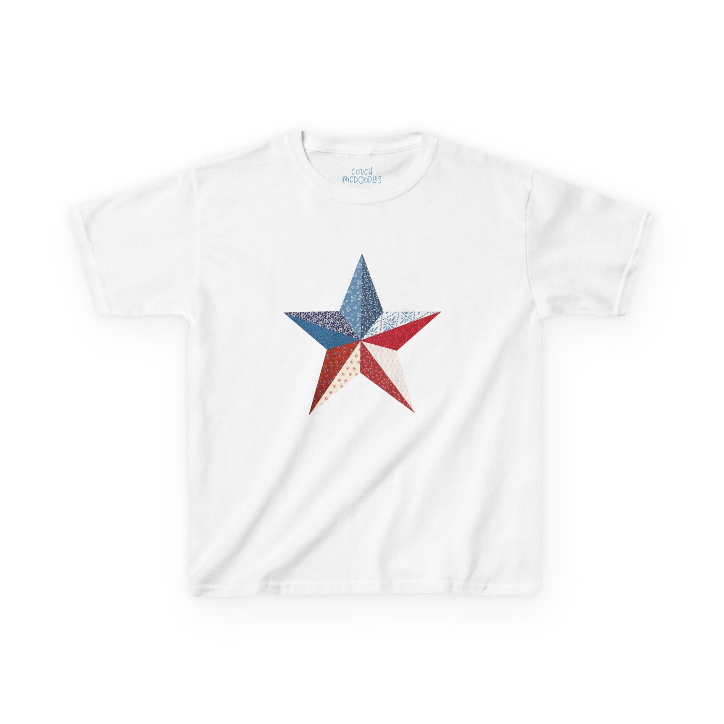 Patchwork Star Kids Tee