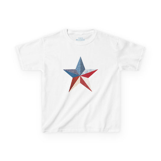 Patchwork Star Kids Tee