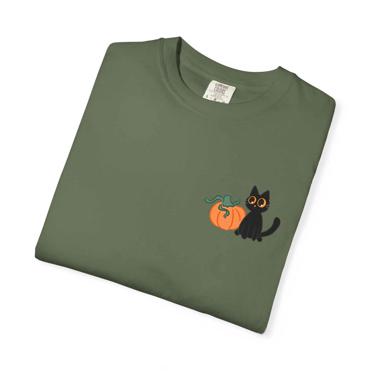 Black Cat and Pumpkin Tee