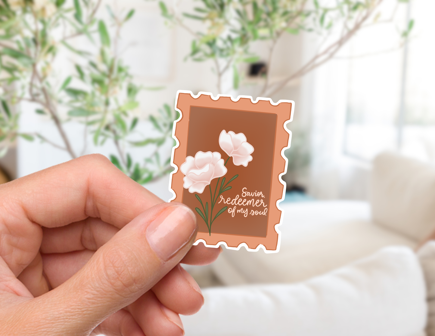 Savior, Redeemer of my Soul Stamp Sticker