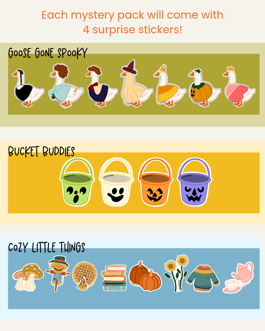 Mystery Sticker Pack