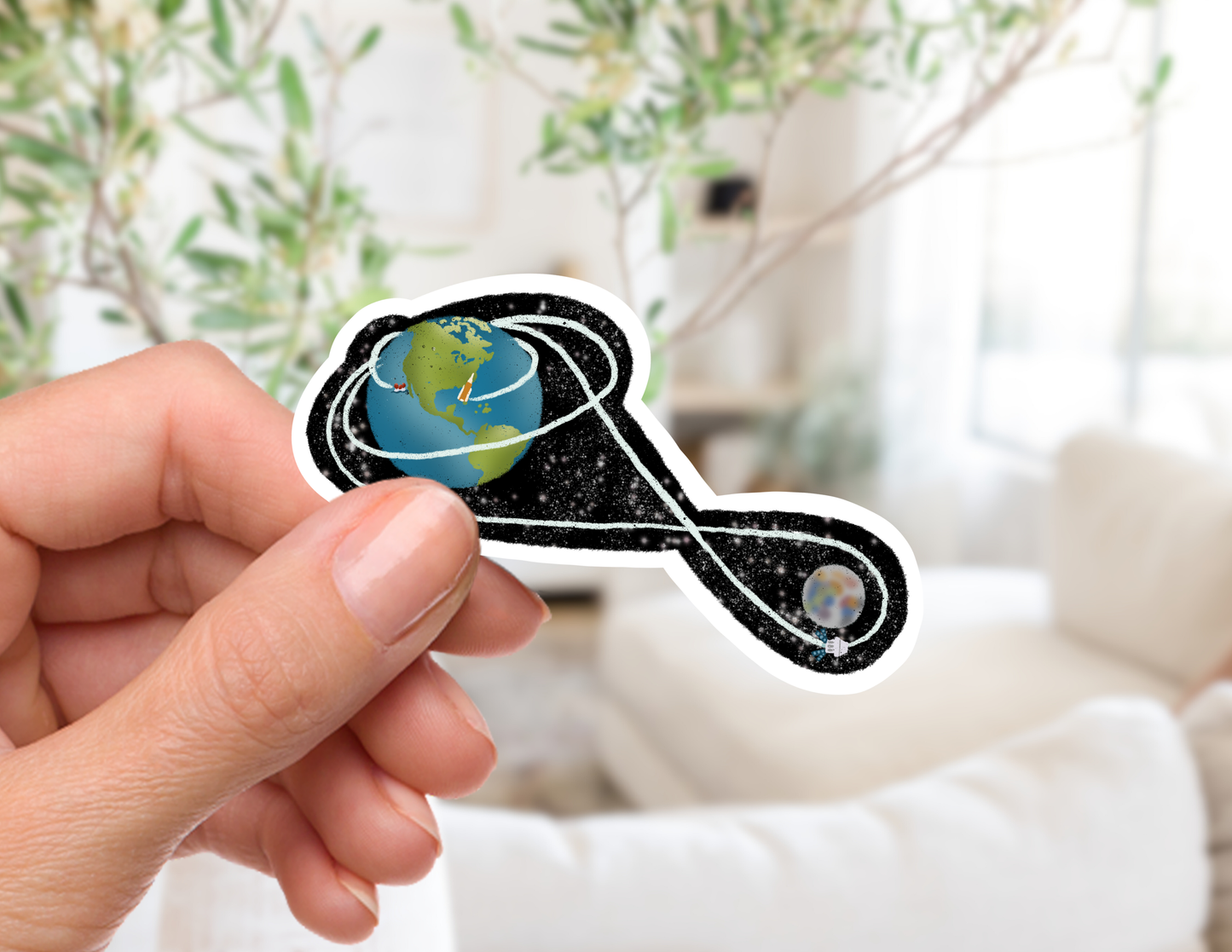 Space History Path Sticker
