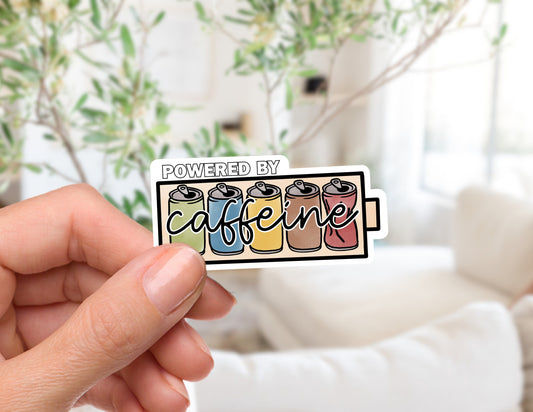 Powered by Caffeine Sticker