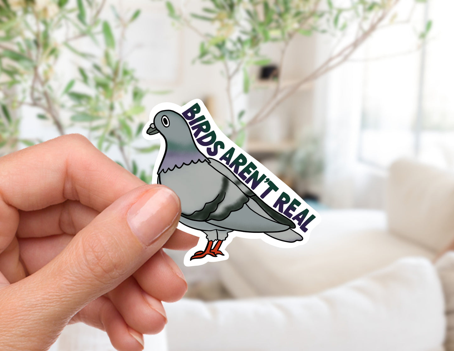 BIRDS AREN'T REAL Sticker