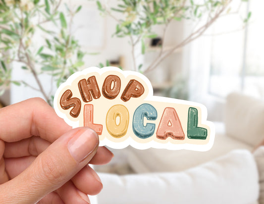 Shop Local Sticker