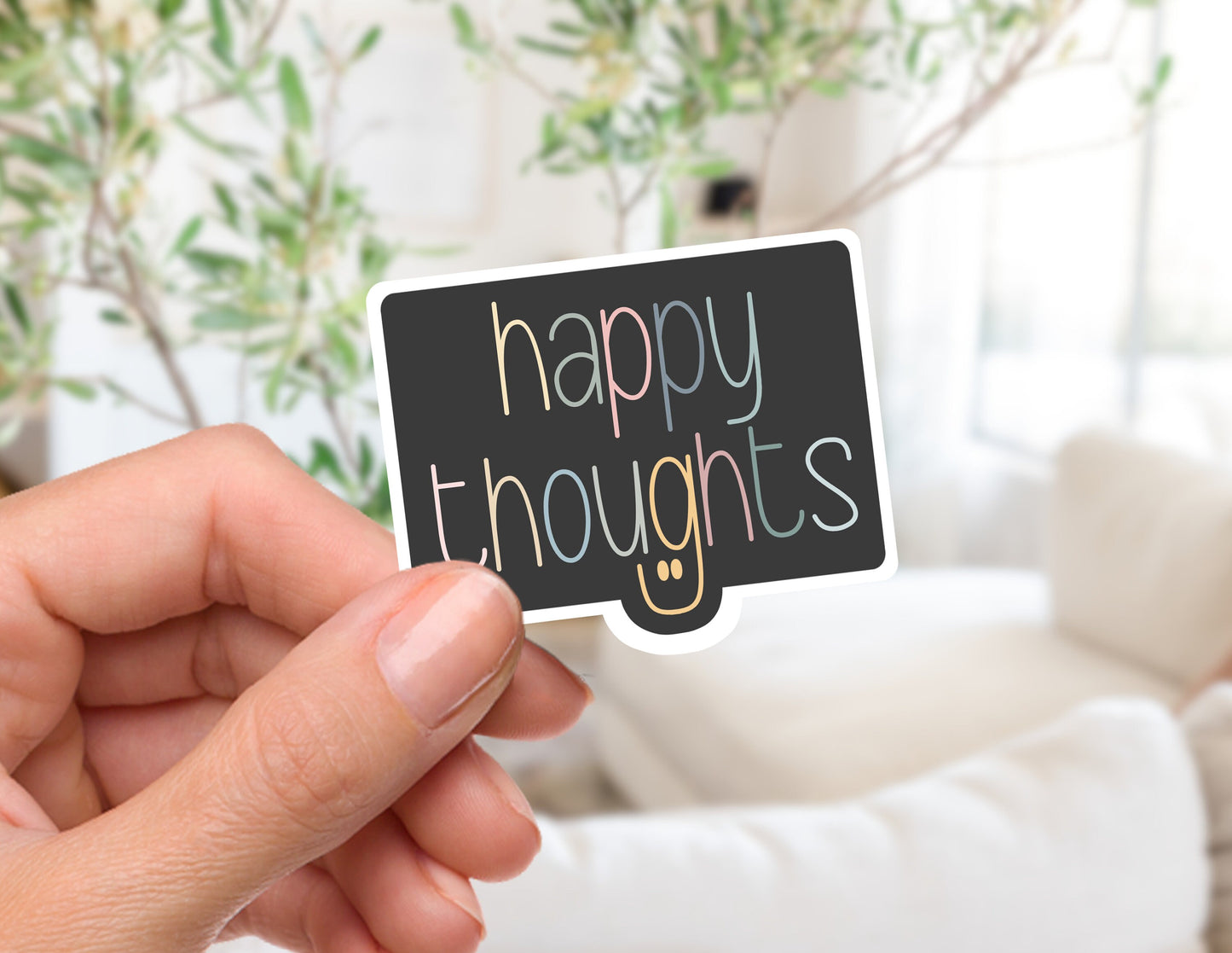 happy thoughts Sticker