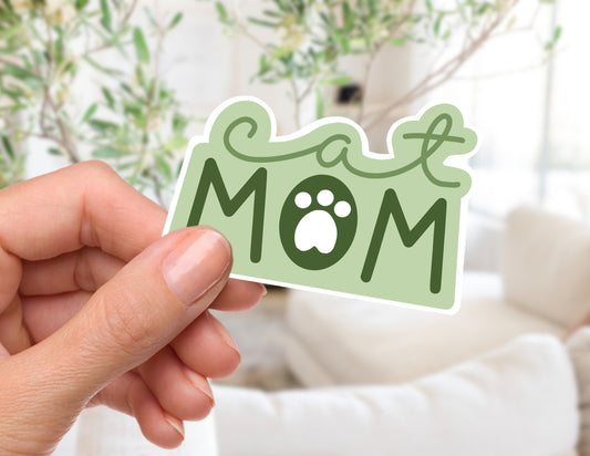 Cat Mom Sticker