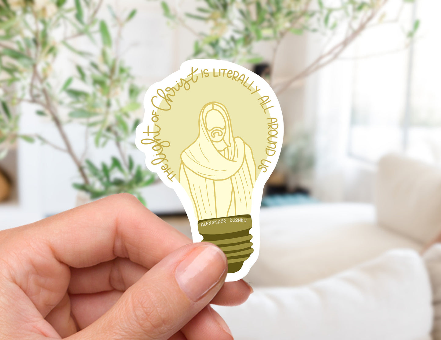 Light of Christ Sticker