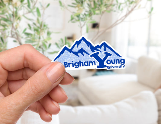 BYU Mountain Sticker