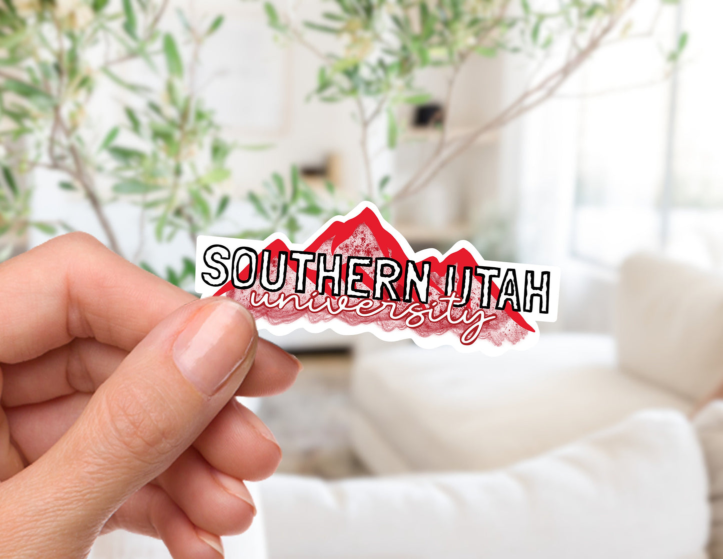 Southern Utah University Mountain Sticker