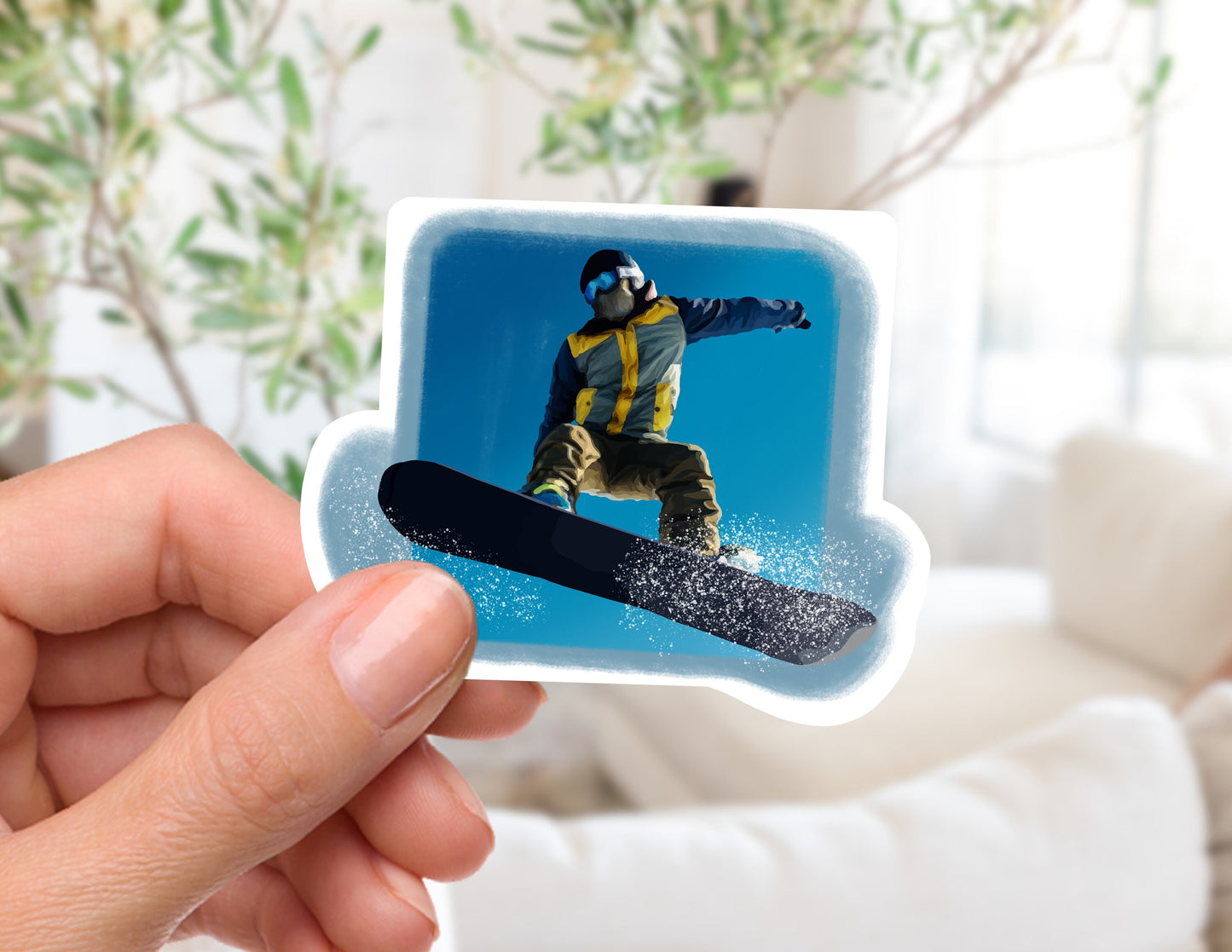 Snowboarder Sticker