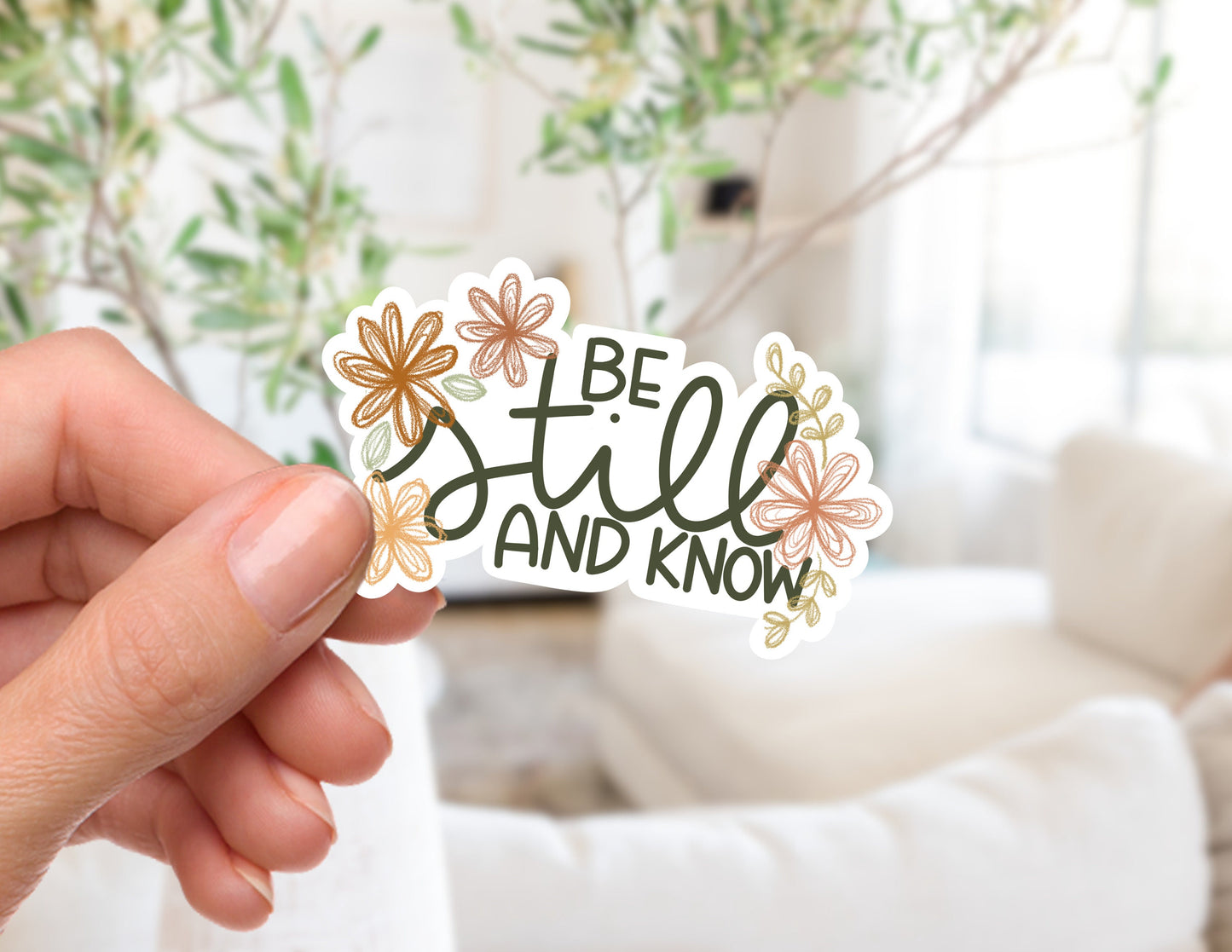 Be Still and Know Sticker