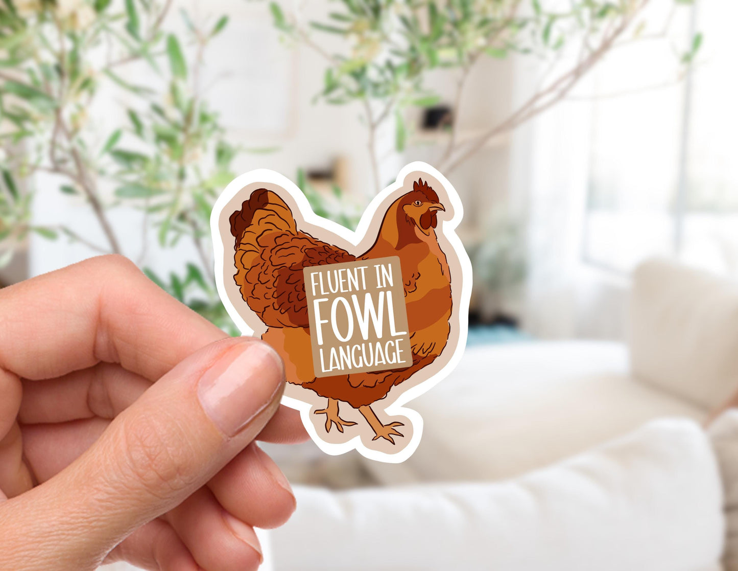 Fowl Language Sticker