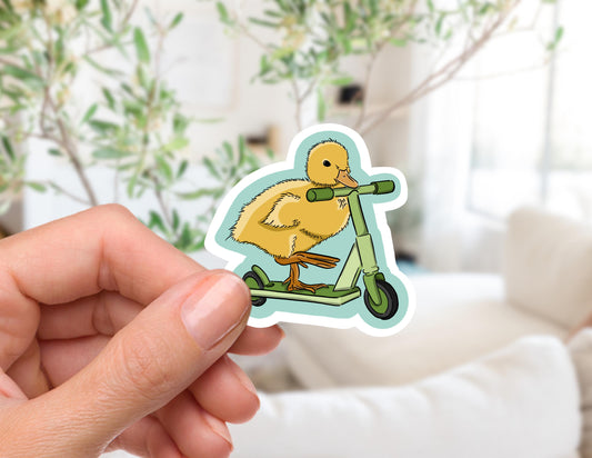 Scooter the Duck Sticker