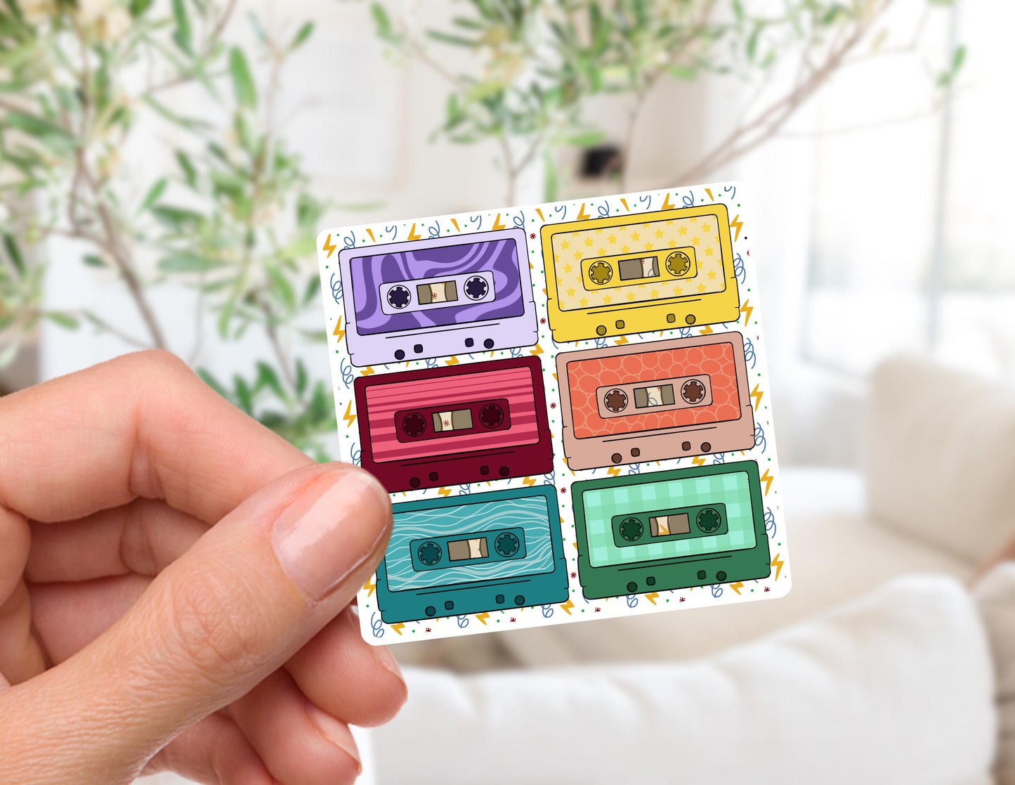 Cassette Playlist Sticker